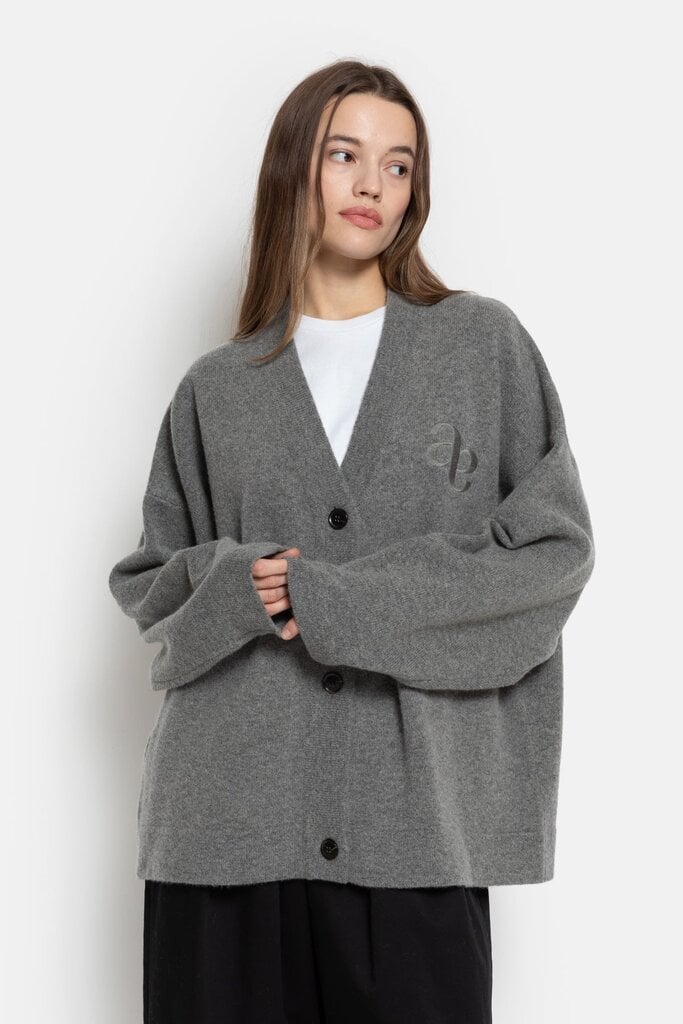 Âme Antwerp Olympia Cardigan - Mid Grey
