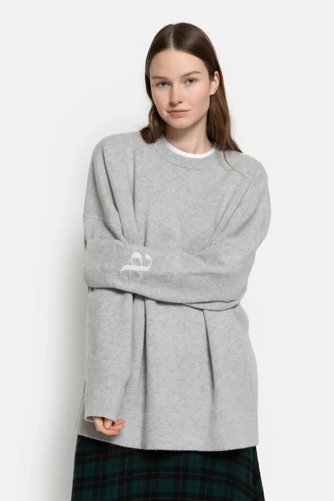 Âme Antwerp Oslo Pull - Light Grey