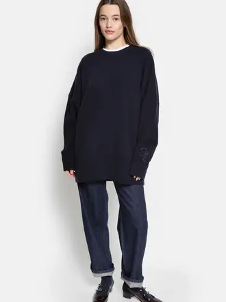 Âme Antwerp Oslo Pull - Navy