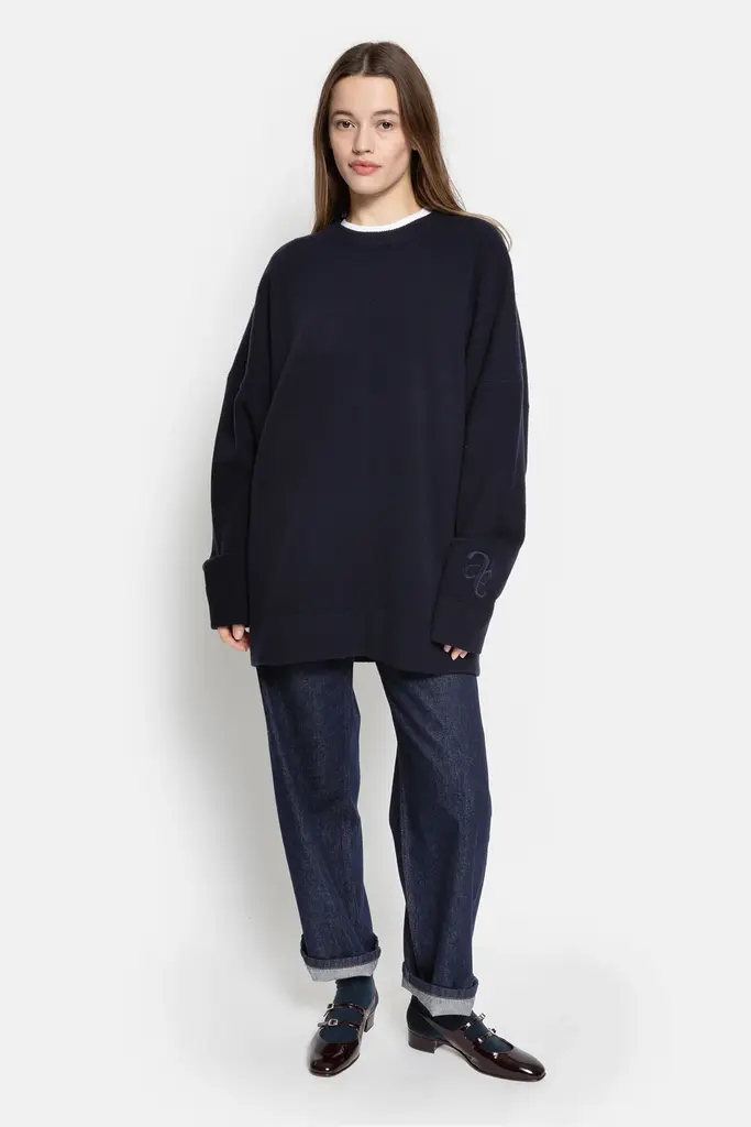 Âme Antwerp Oslo Pull - Navy