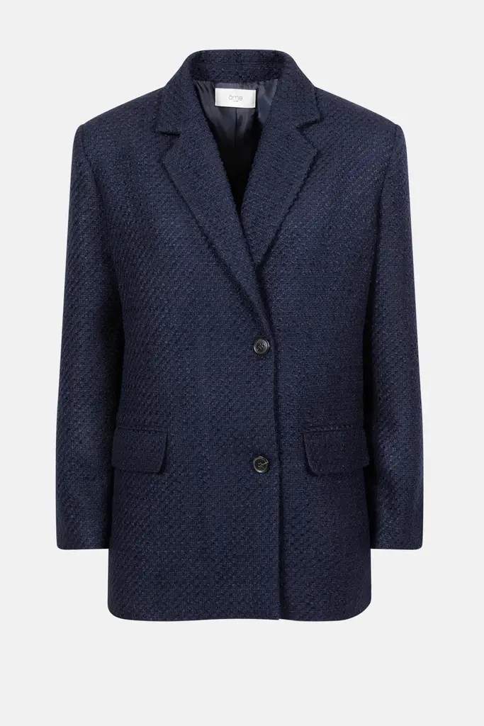 Âme Antwerp Monique blazer - Tweed dark blue