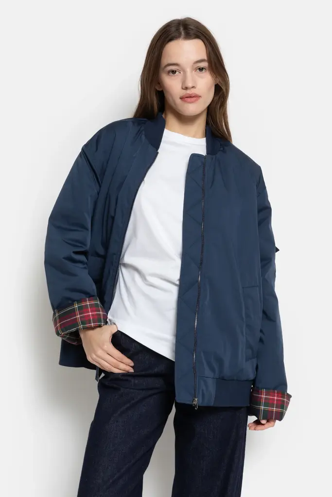 Âme Antwerp One Bomber Jacket - Navy
