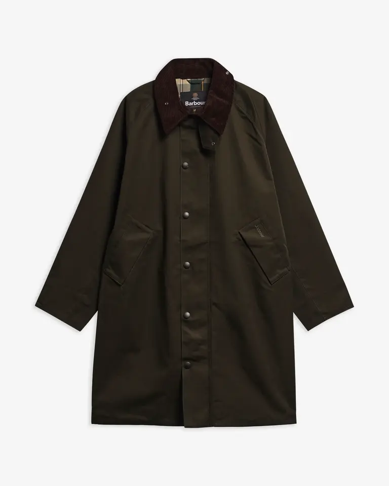 Barbour Long Transporter Jacket - Sage