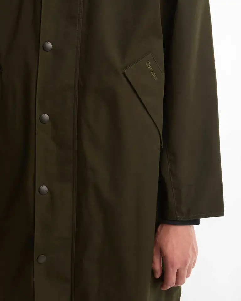 Barbour Long Transporter Jacket - Sage