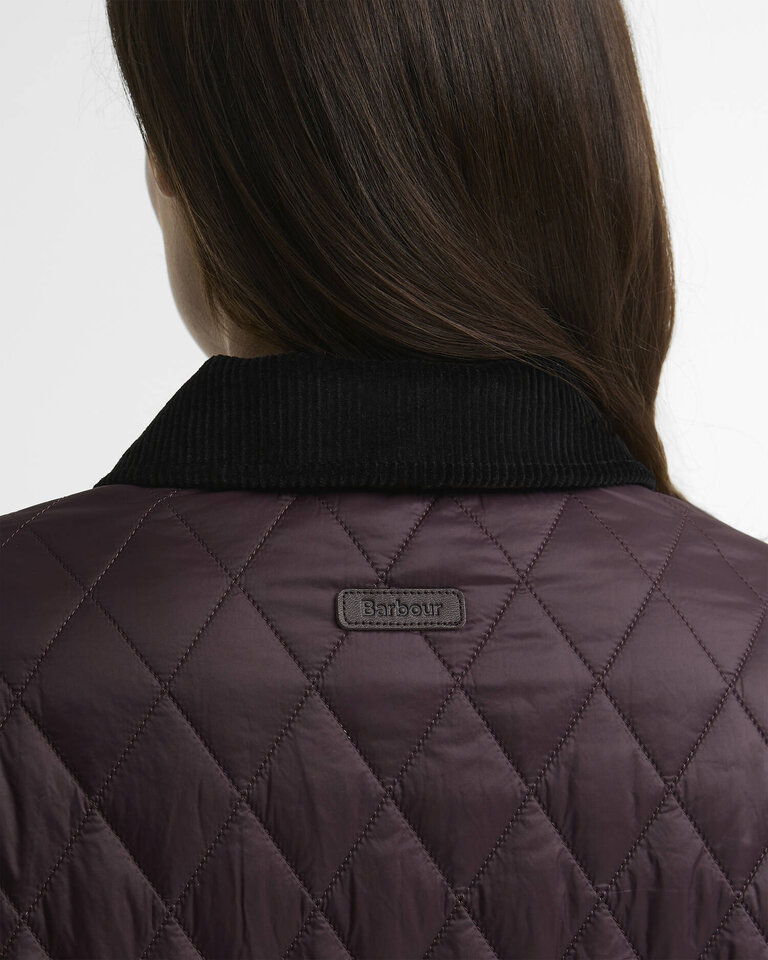 Barbour Mildred Quilted Cape - Fig/Muted