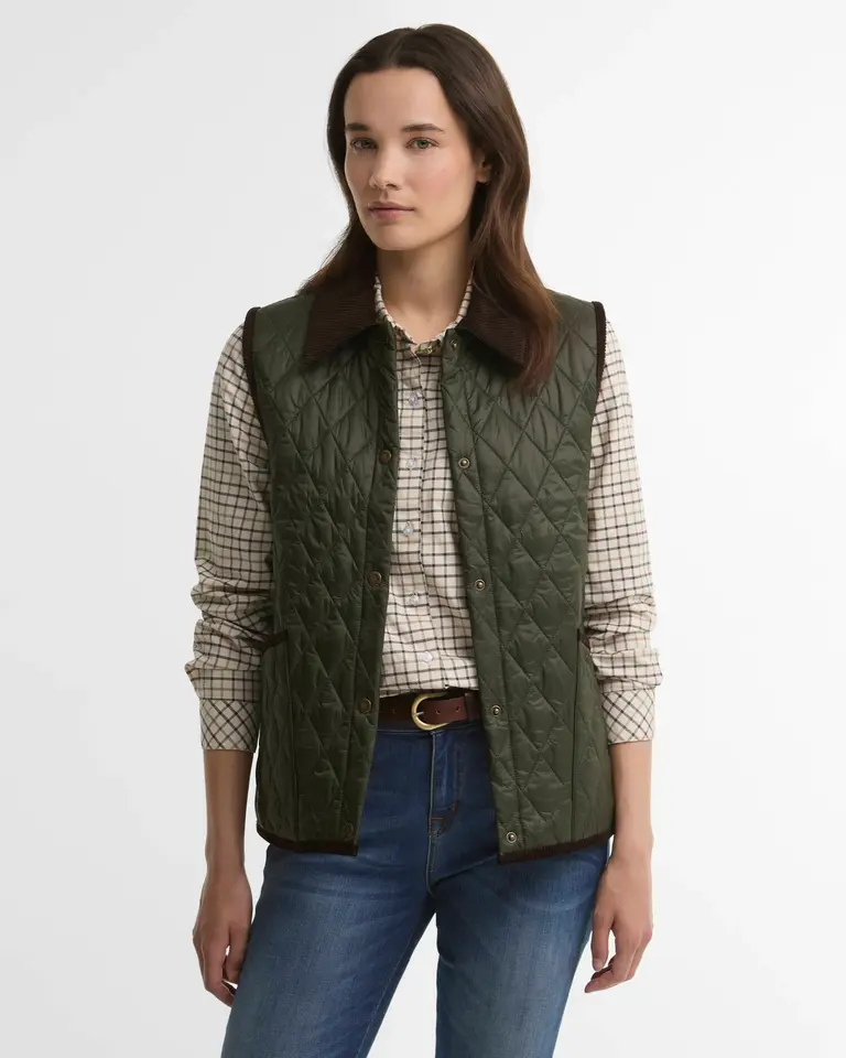 Barbour Darwen Quilted Gilet - Olive/Shadow Classic