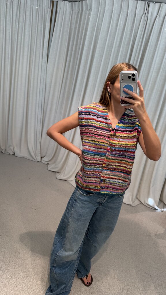 INTI Anabel Knitted Vest  - Multi