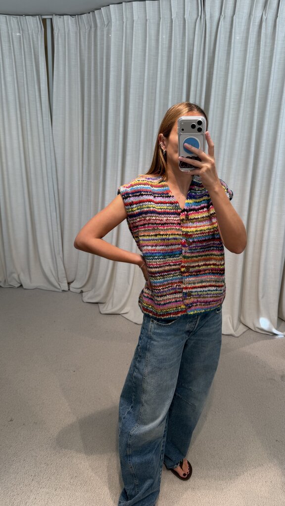 INTI Anabel Knitted Vest  - Multi