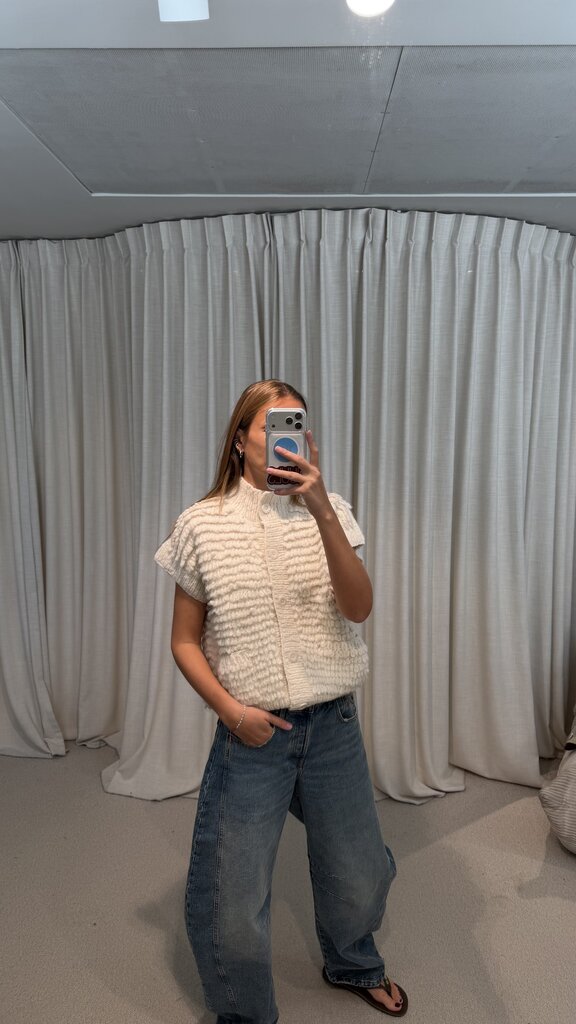 INTI Flavia Vest - Ecru