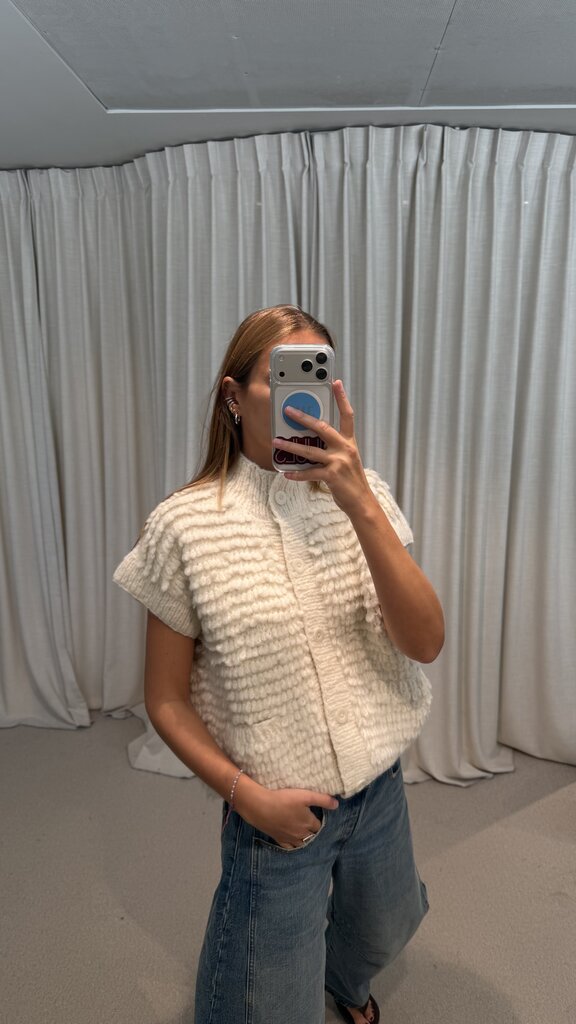 INTI Flavia Vest - Ecru