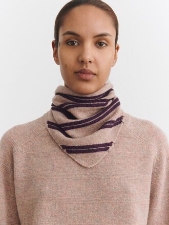 FUB Lambswool Bandana - Tivoli/Violet