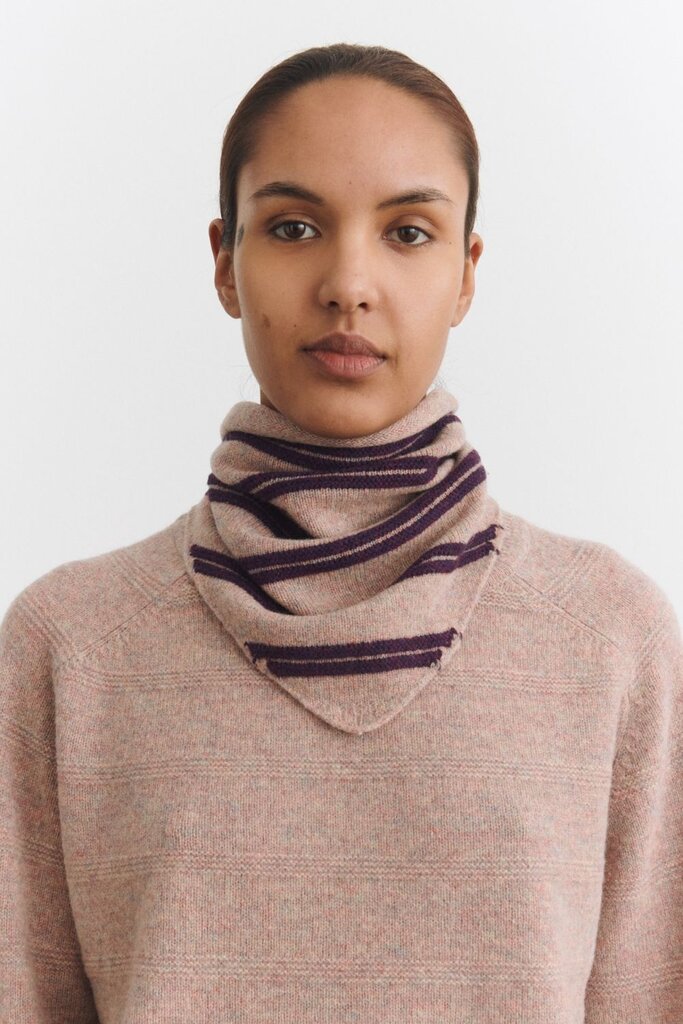 FUB Lambswool Bandana - Tivoli/Violet
