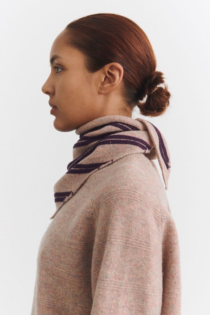 FUB Lambswool Bandana - Tivoli/Violet