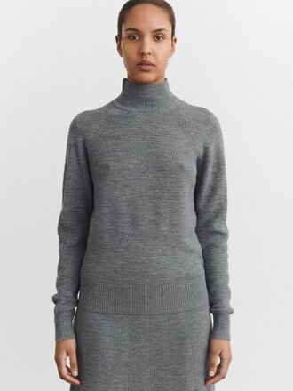 FUB Turtleneck - Steel Melange