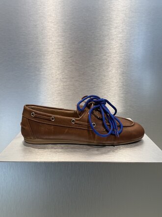 Posa Boat Loafer Brushed Leather - Brown 2.0
