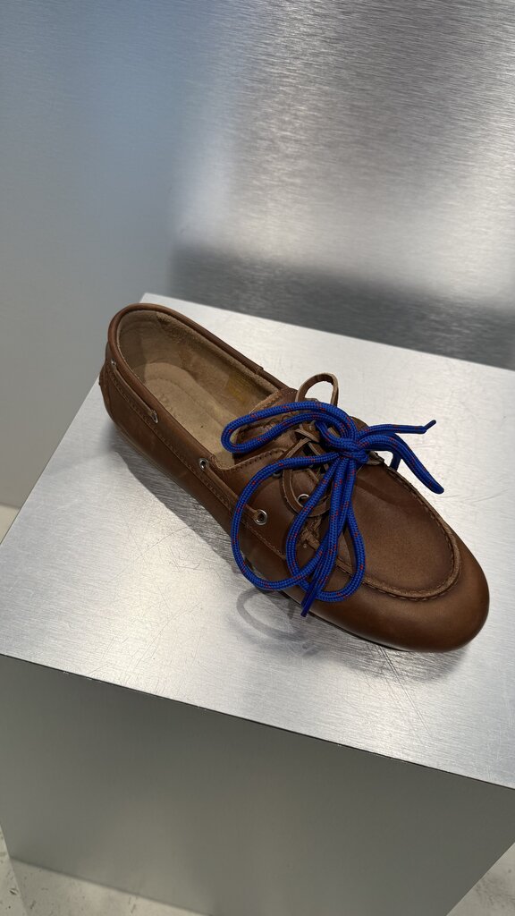 Posa Boat Loafer Brushed Leather - Brown 2.0