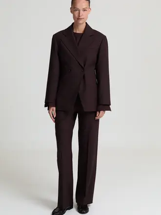 Liv The Label Jools Blazer - Dark Brown