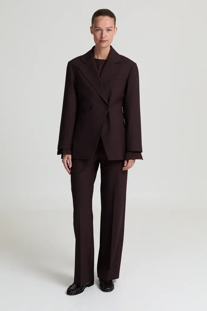 Liv The Label Jools Blazer - Dark Brown