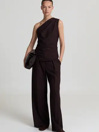 Liv The Label Alice Top - Dark Brown