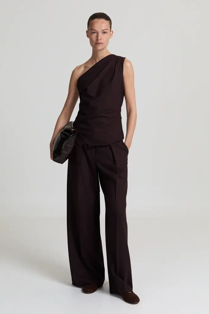 Liv The Label Alice Top - Dark Brown