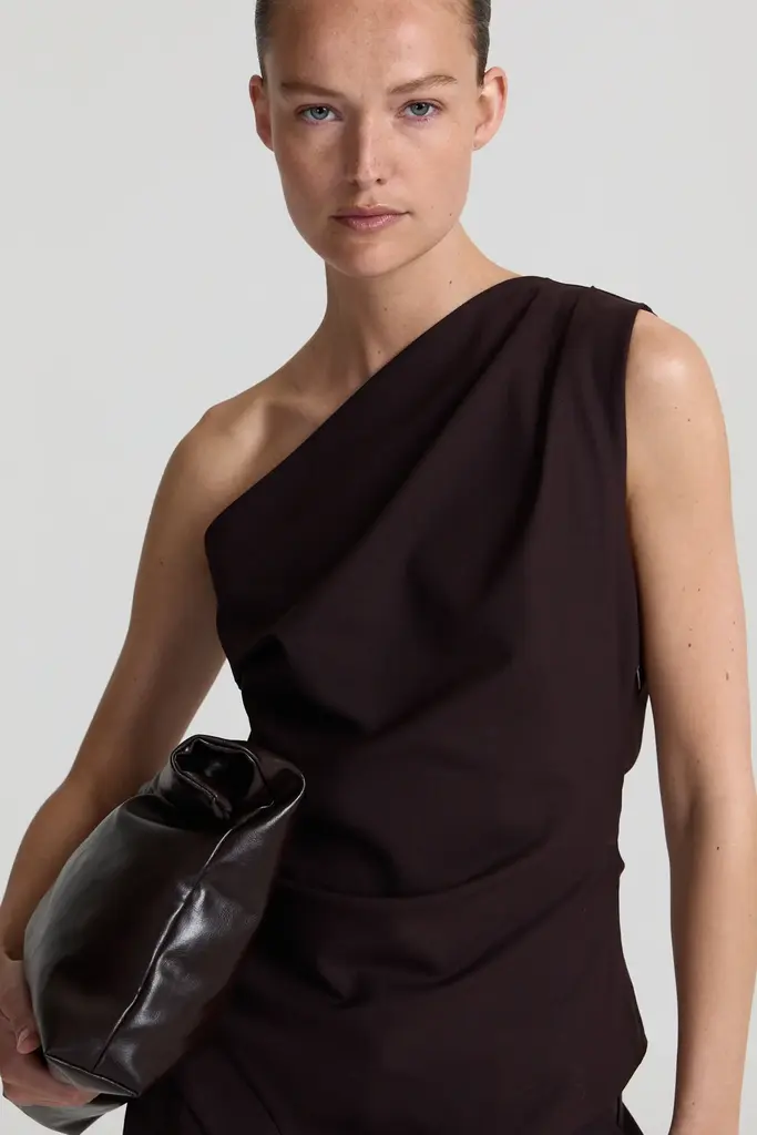 Liv The Label Alice Top - Dark Brown