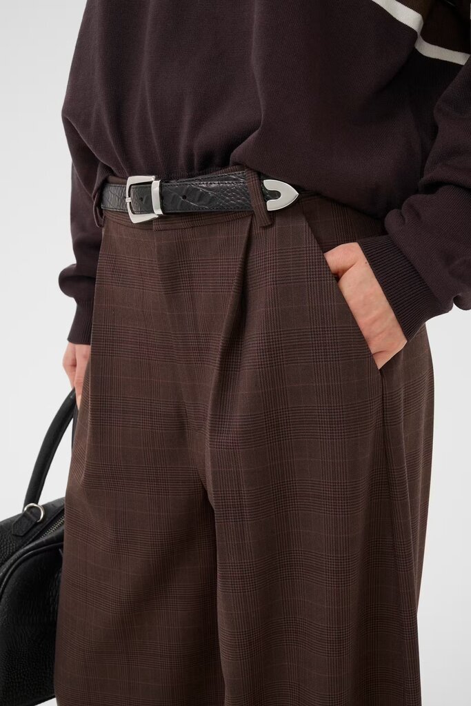 Gestuz Lavana Pants - Brown Check