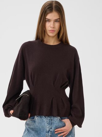 Gestuz Manzi Waist Pullover - Ganache