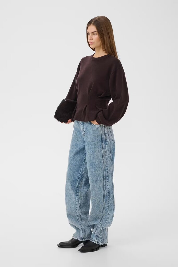 Gestuz Manzi Waist Pullover - Ganache