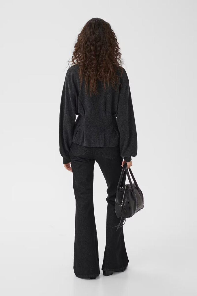 Gestuz Manzi Waist Pullover - Deep Graphite
