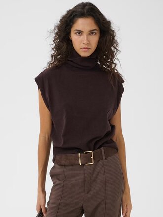 Gestuz Manzi Waistcoat - Ganache