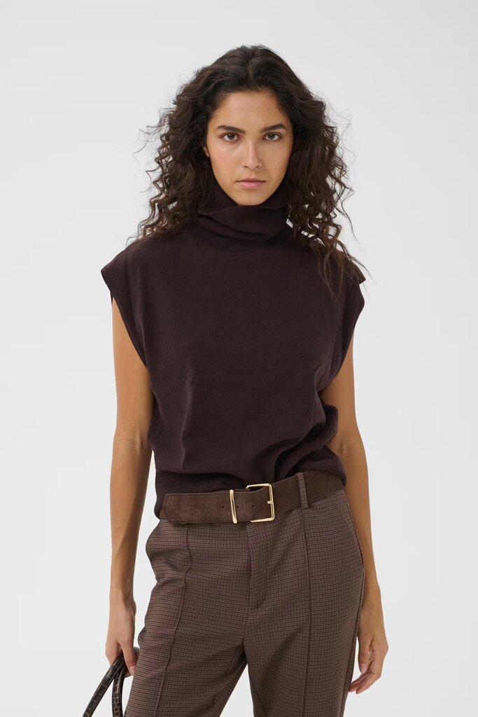 Gestuz Manzi Waistcoat - Ganache