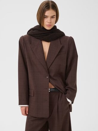 Gestuz Lavana Blazer - Brown Check