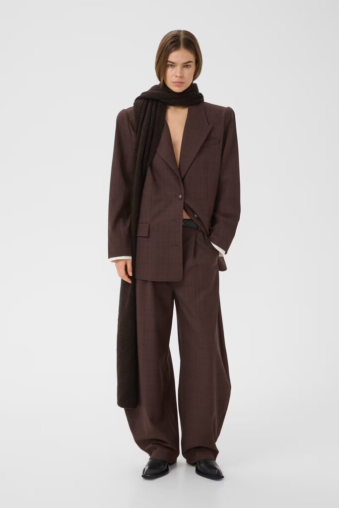 Gestuz Lavana Blazer - Brown Check