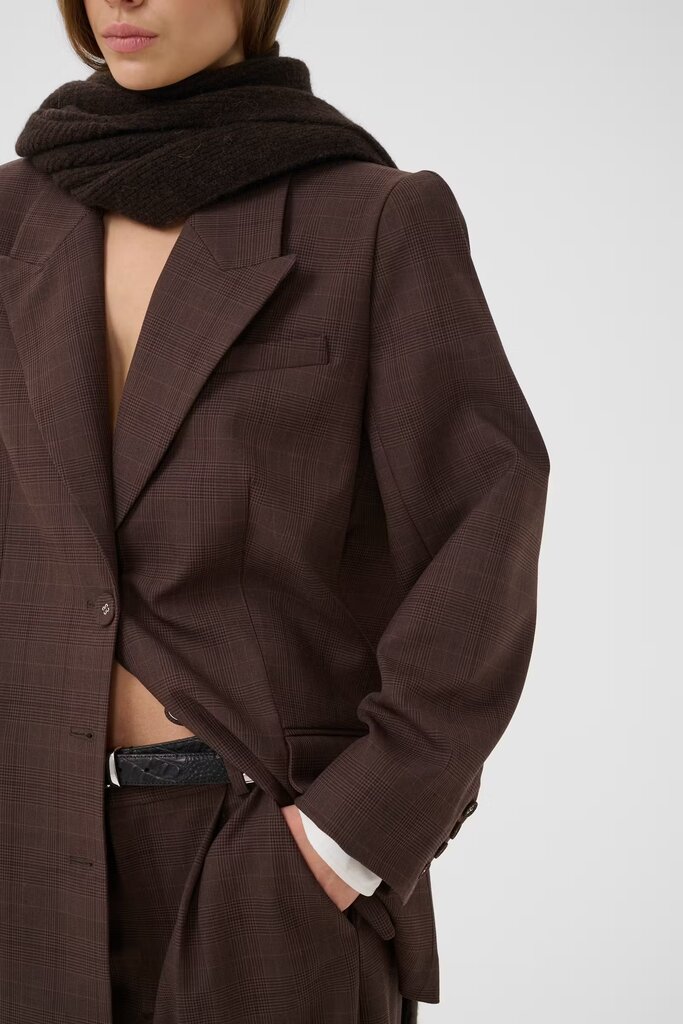 Gestuz Lavana Blazer - Brown Check