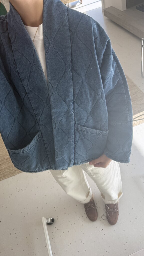 Aokyanos Chic Denim Vest - Stone Wash