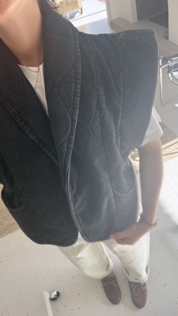 Aokyanos Brook Denim Vest - Dark Stone Wash