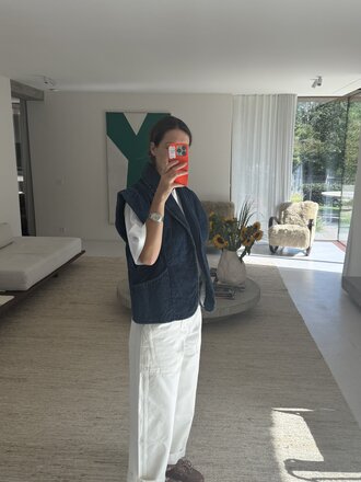 Aokyanos Brook Denim Vest - Indigo Rinse