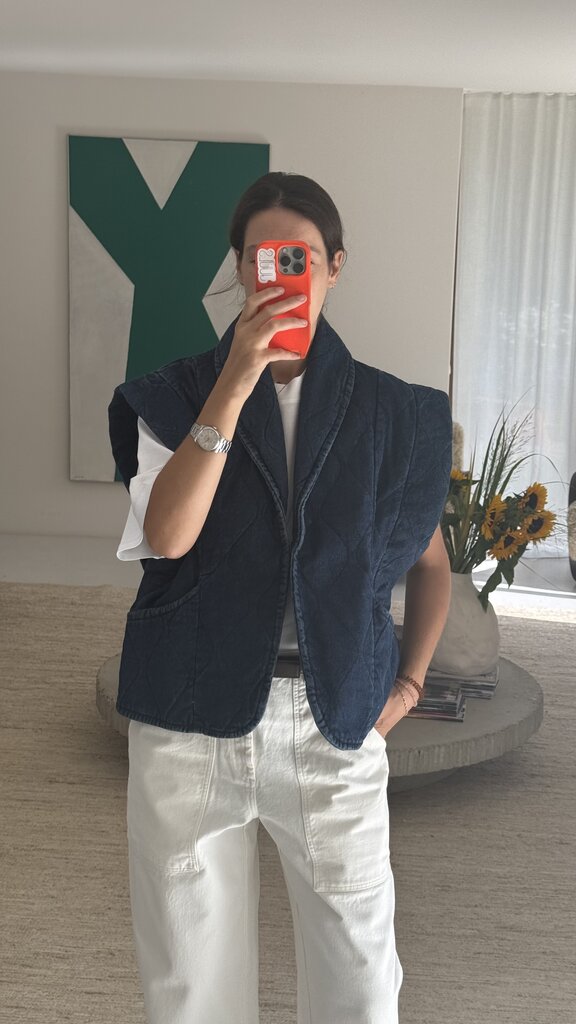 Aokyanos Brook Denim Vest - Indigo Rinse