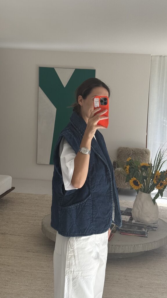Aokyanos Brook Denim Vest - Indigo Rinse