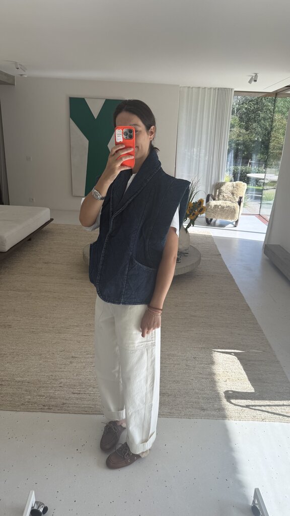 Aokyanos Brook Denim Vest - Indigo Rinse