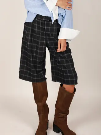 NOTED Abbi Bermuda - Checkered