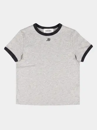 NOTED Donni T-shirt - Blue/Grey