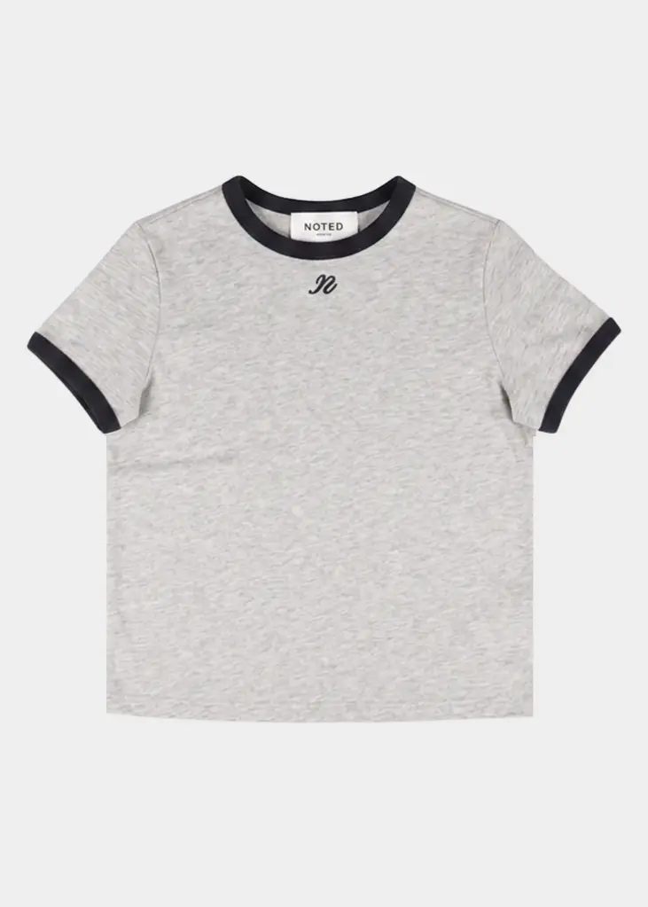 NOTED Donni T-shirt - Blue/Grey