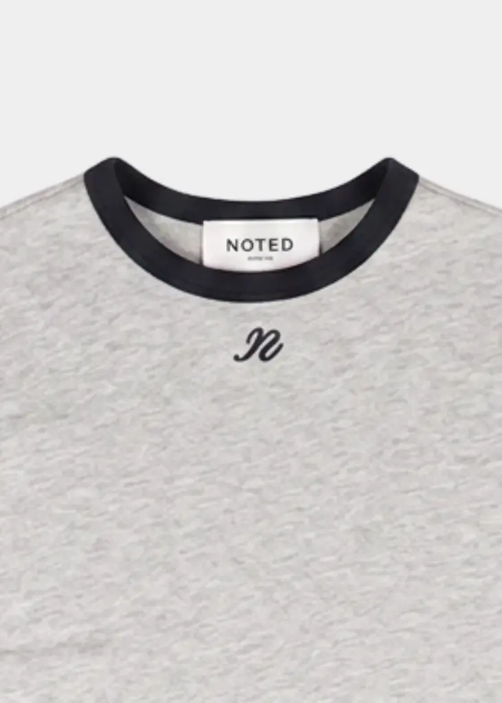 NOTED Donni T-shirt - Blue/Grey