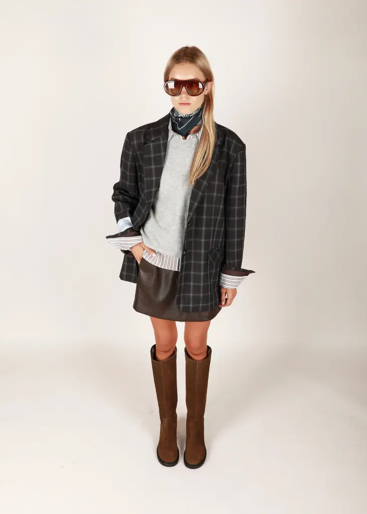 NOTED Dua Skirt - Brown