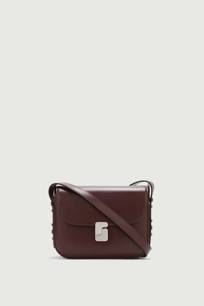 Soeur Bellissima Mini Bag - Bordeaux/Silver