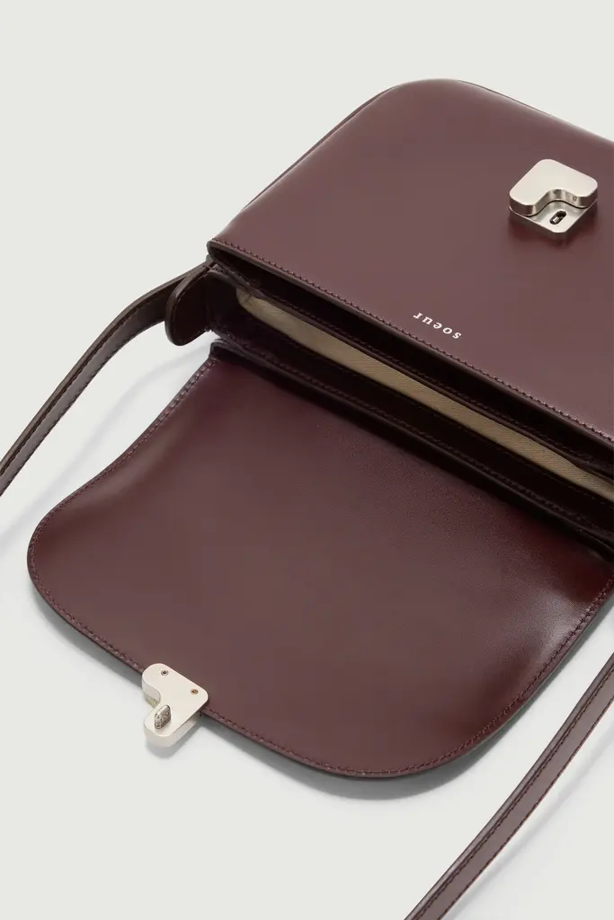 Soeur Bellissima Mini Bag - Bordeaux/Silver