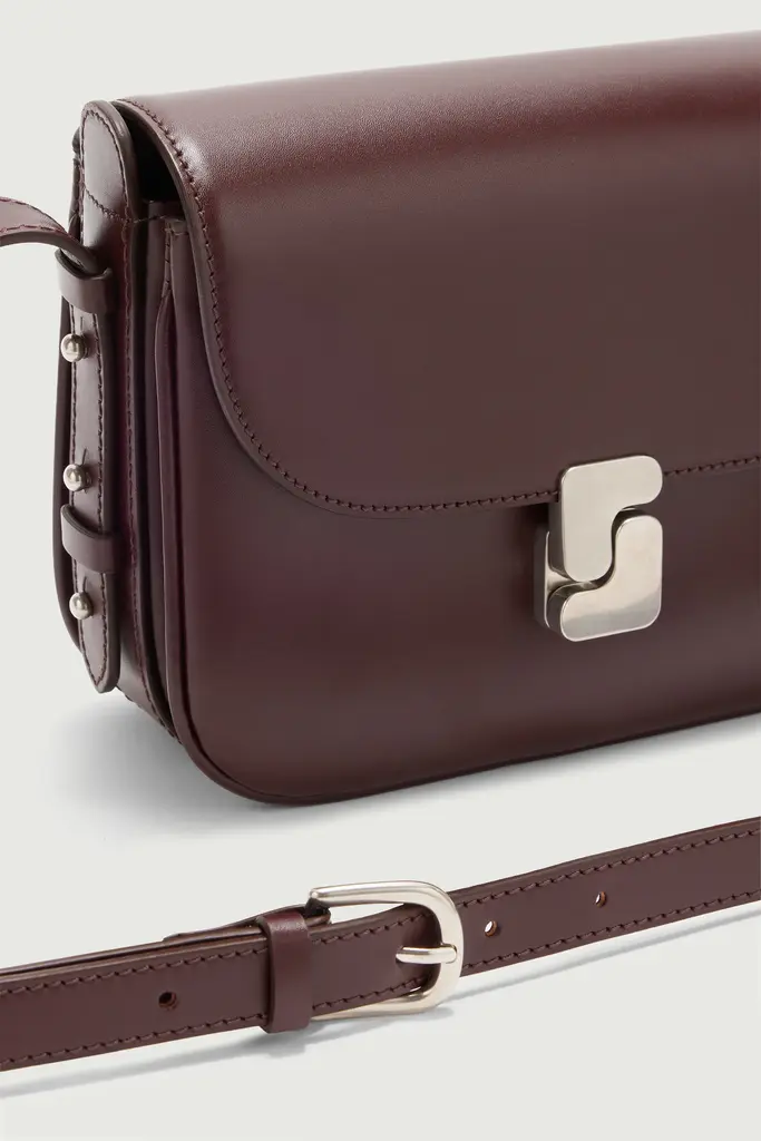 Soeur Bellissima Mini Bag - Bordeaux/Silver