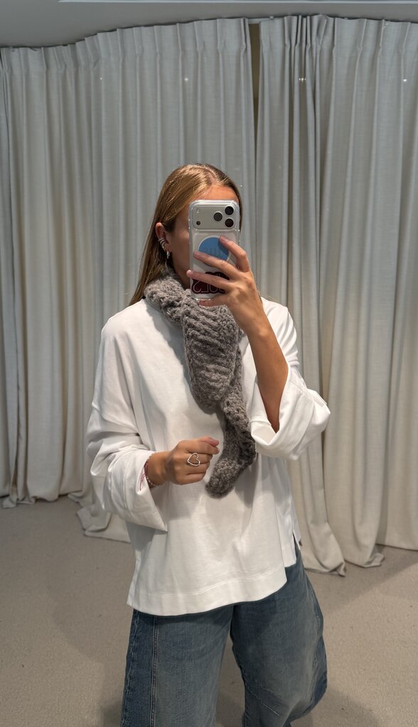 INTI Falie Knitted Scarf - Carbon