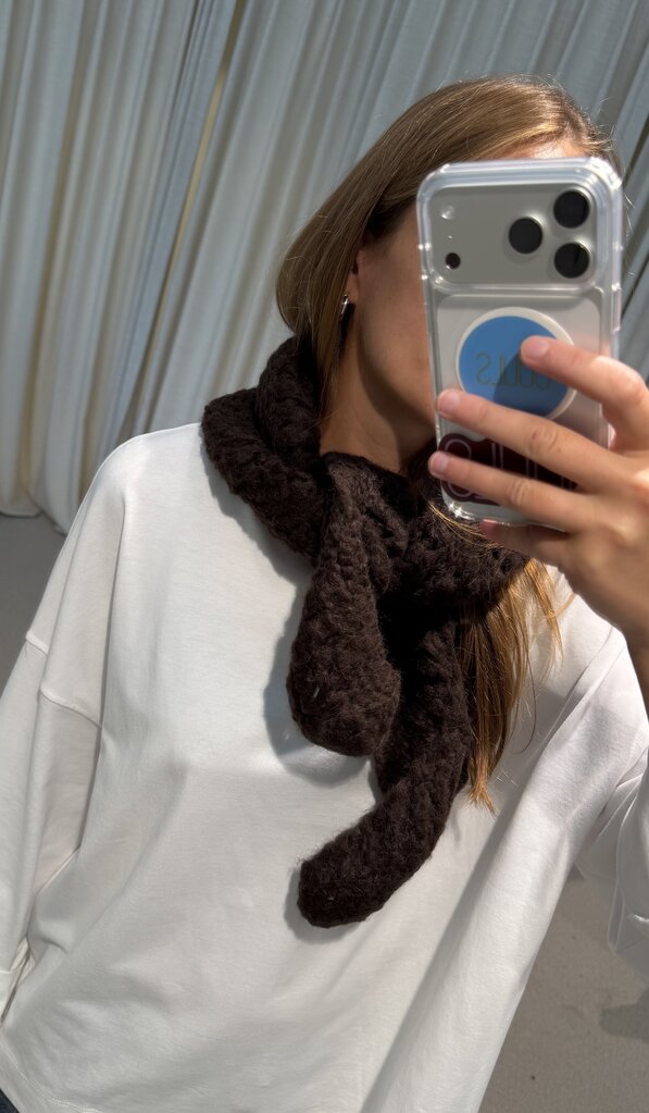 INTI Falie Knitted Scarf - Nuez